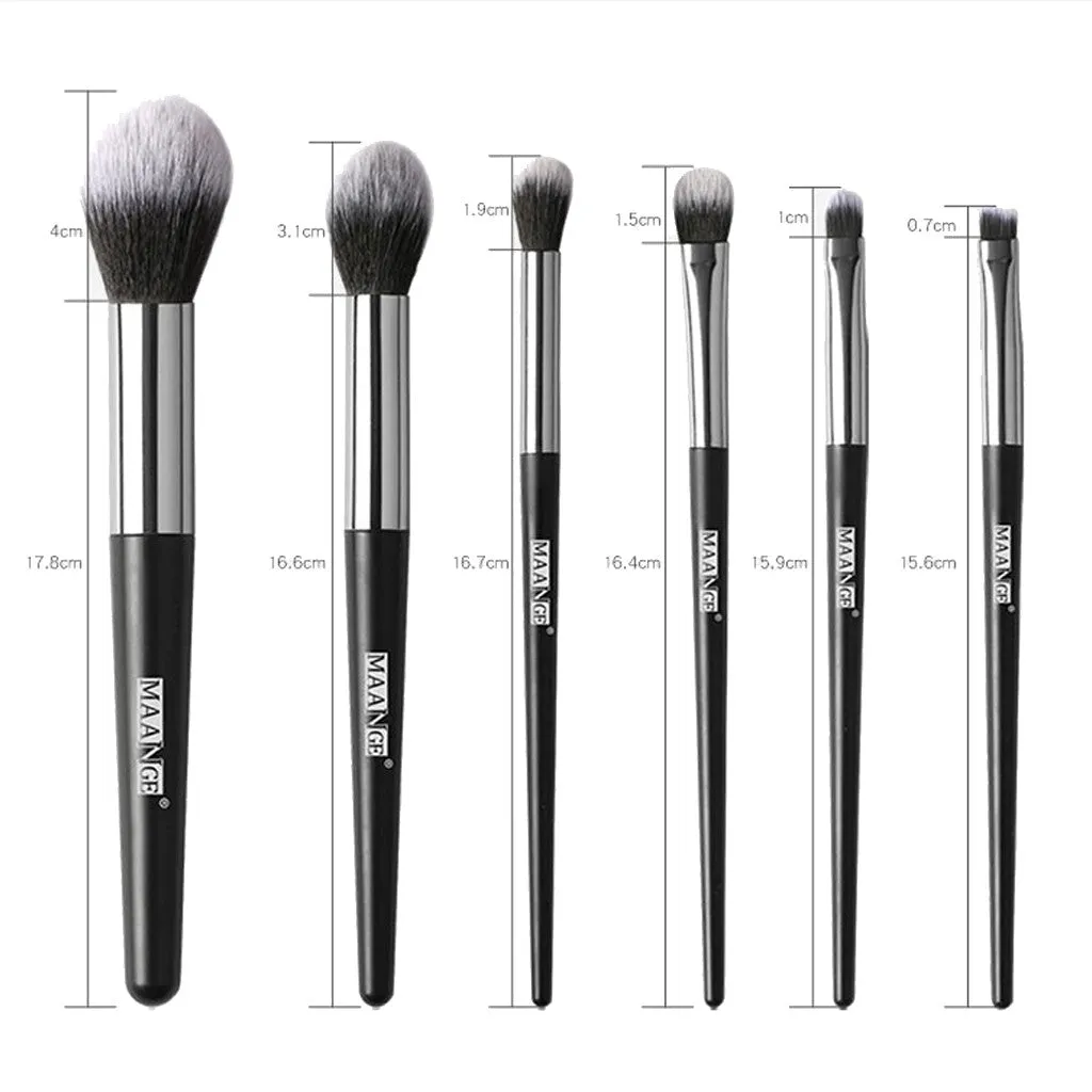 18Pcs Premium Foundation Powder Concealers Eye Shadows Makeup Brush Sets