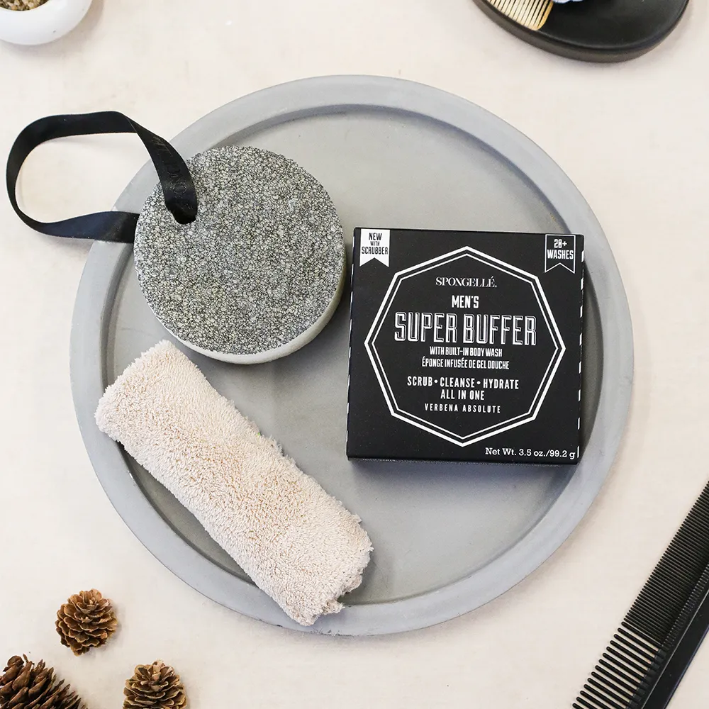 20  Men's Super Buffer | Black Scrubber