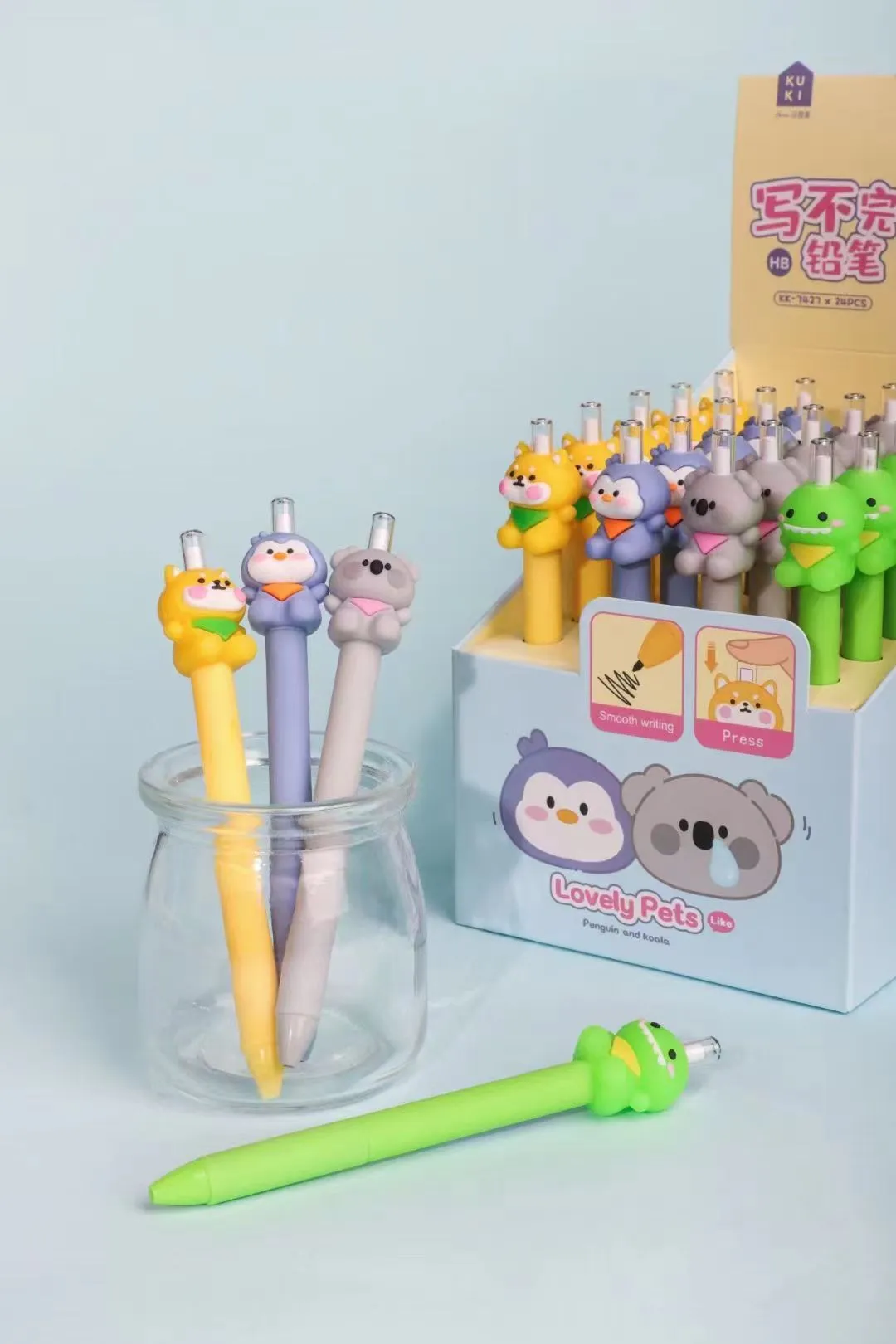 21803 ANIMALS RETRACTACTABLE PENCIL-24