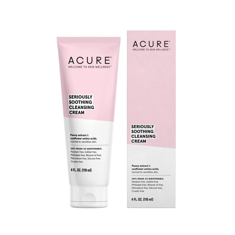 Acure Seriously Soothing  Cleansing Cream 4 oz Liquid