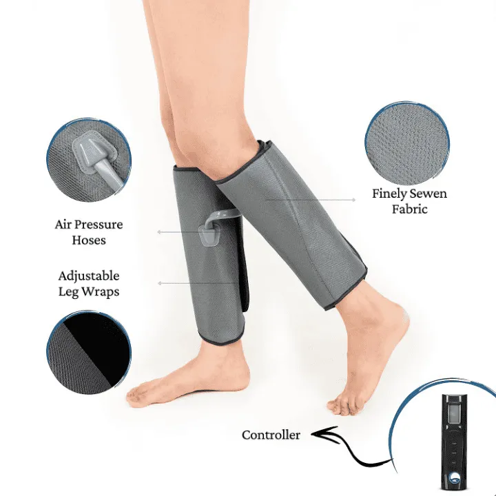 Air Compression Leg Massager With Heat