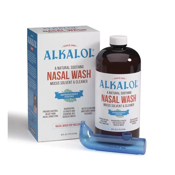 Alkalol Nasal Wash with Nasal Wash Cup Included