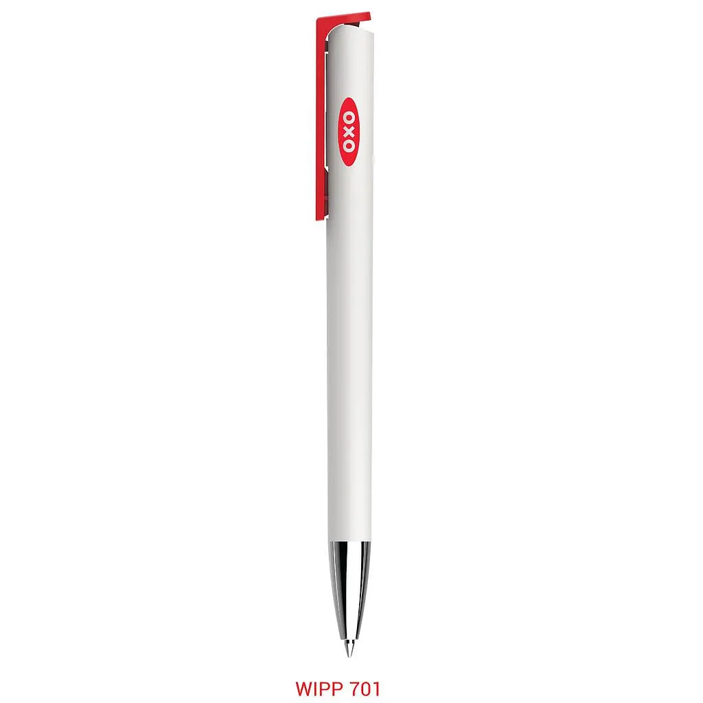 AMS -WIPP 701 - RUZV Plastic Pen Red