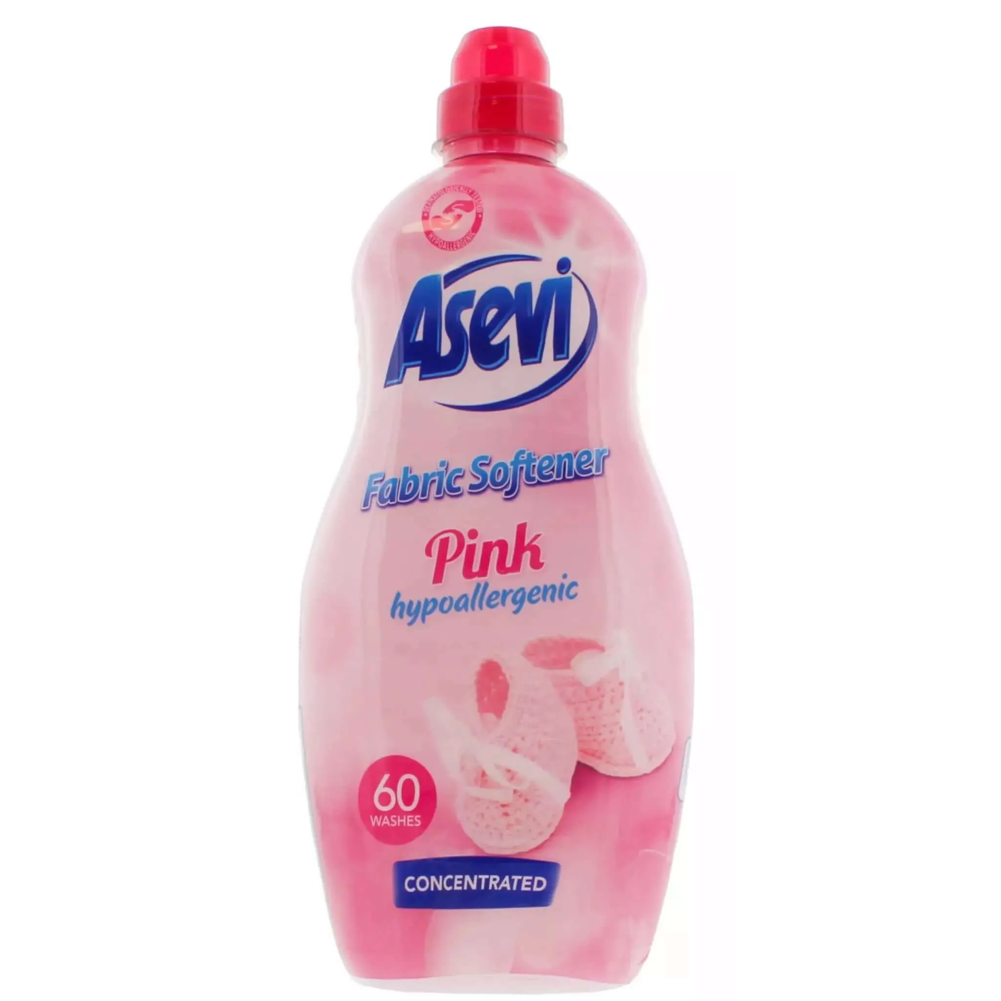 Asevi Soft Pink Talco Hypoallergenic Concentrated Fabric Softener 1.5L