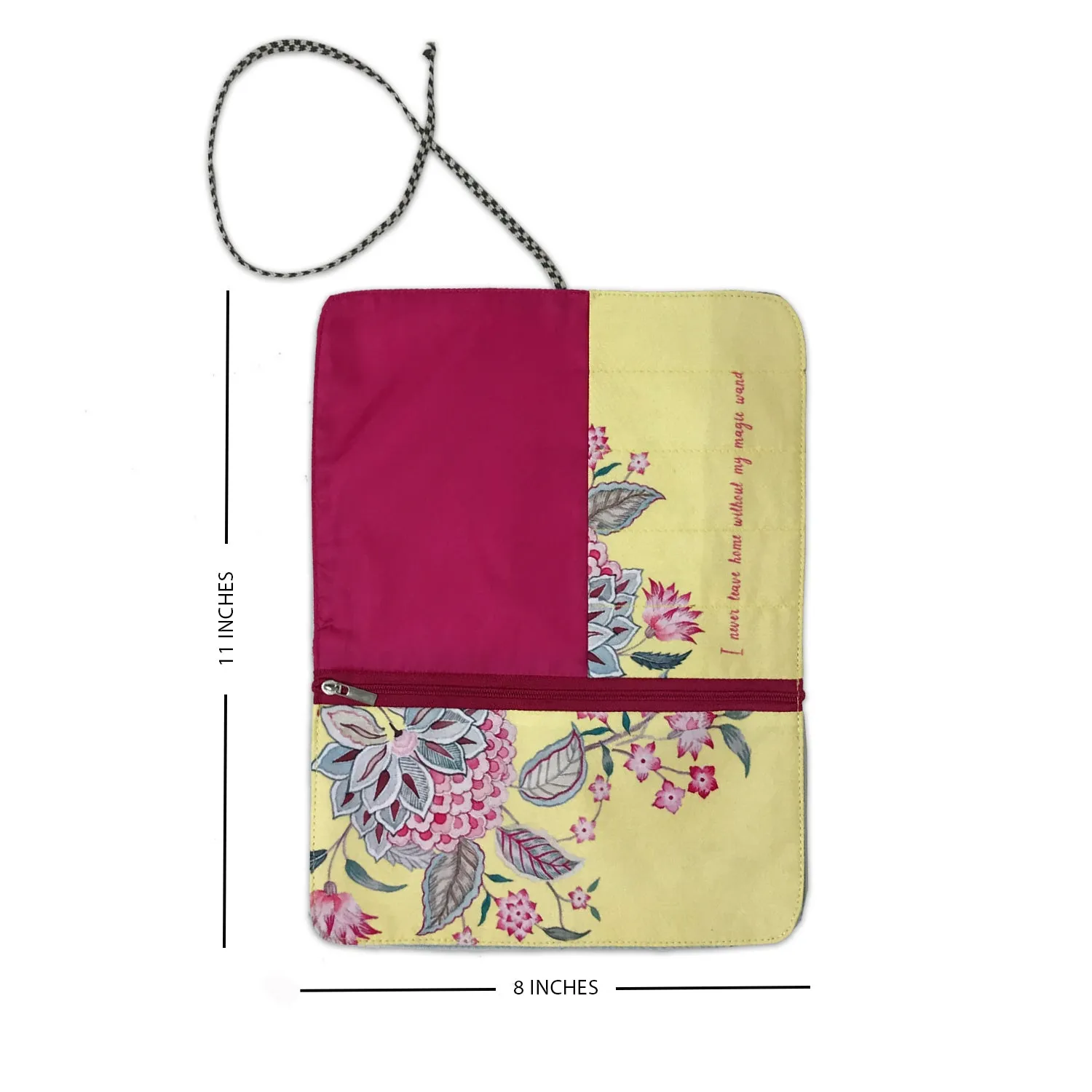 Aster Blooms Makeup Pouch