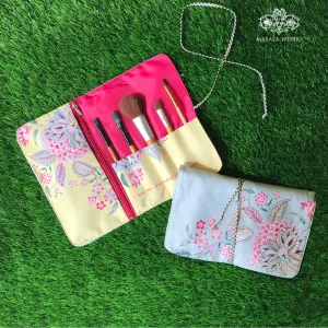 Aster Blooms Makeup Pouch