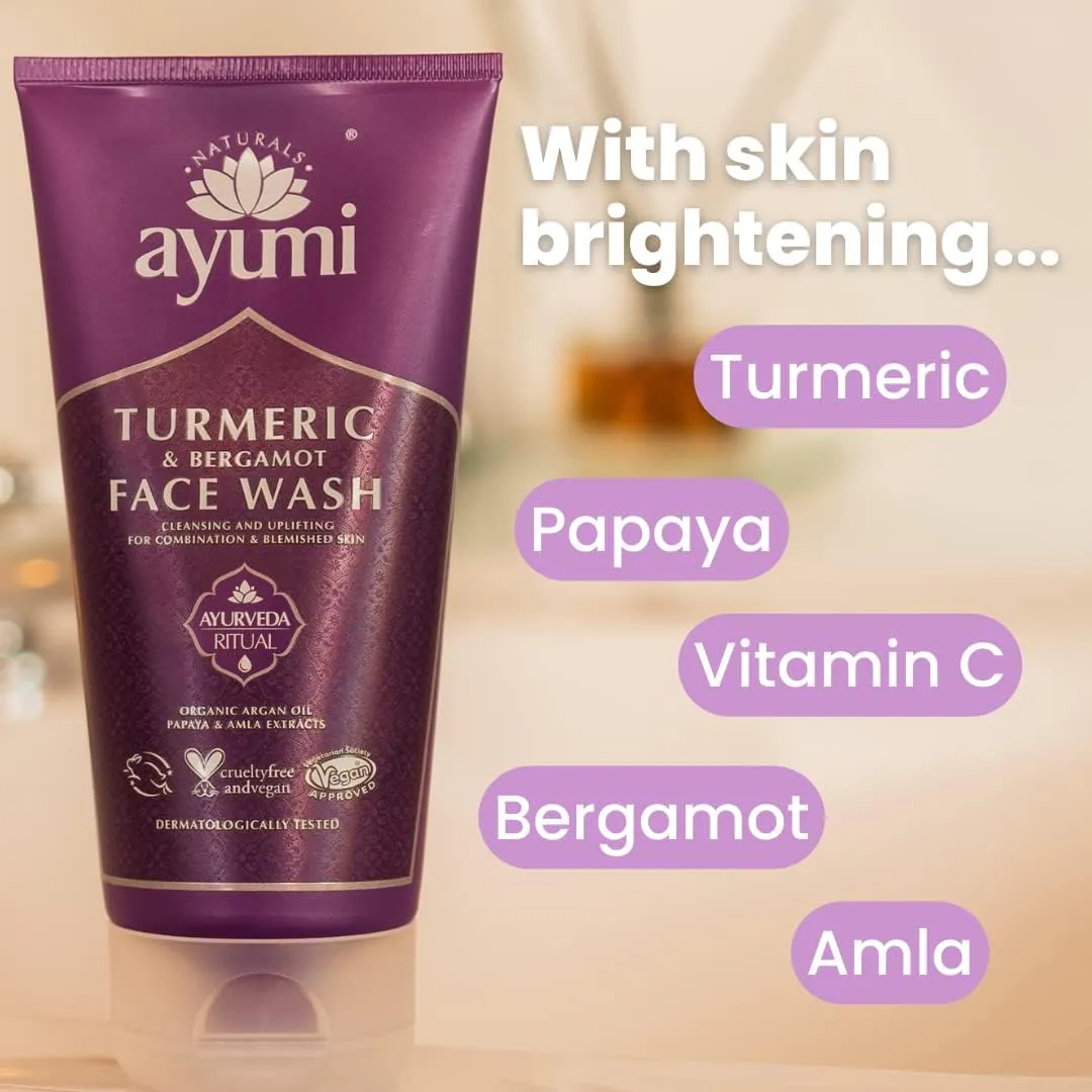 Ayumi Naturals Turmeric And Bergamot Face Wash 150ml