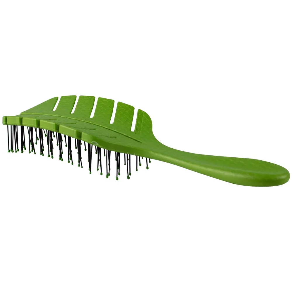 Bass Brushes Bio-Flex Detangling Hair Brush For Cats & Dogs (Green)