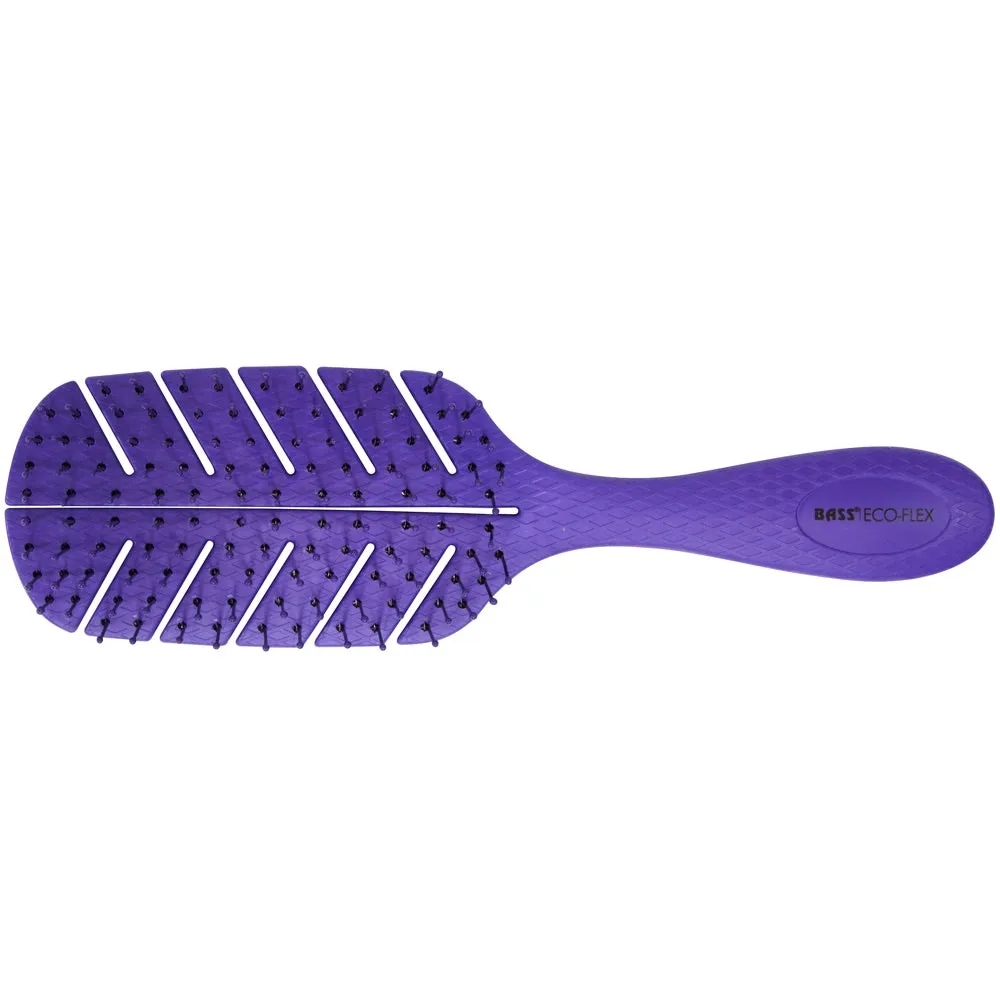 Bass Brushes Bio-Flex Detangling Hair Brush For Cats & Dogs (Purple)