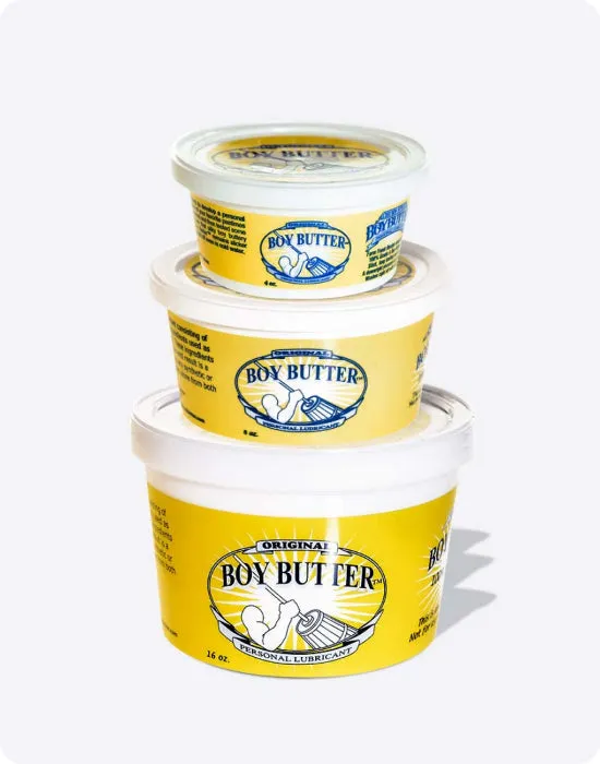 Boy Butter Original Stock Up & Save Tub Trio Bundle