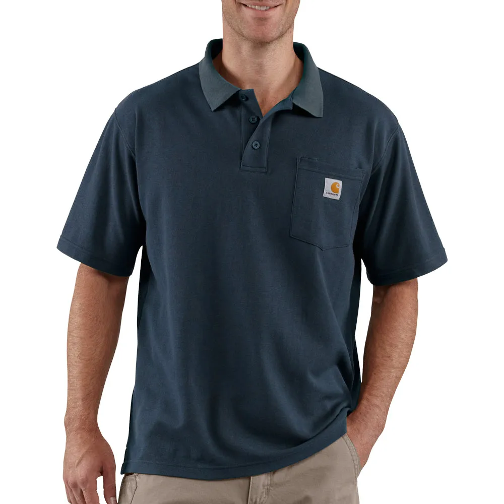 Carhartt Men's Loose Fit Short Sleeve Pocket Polo