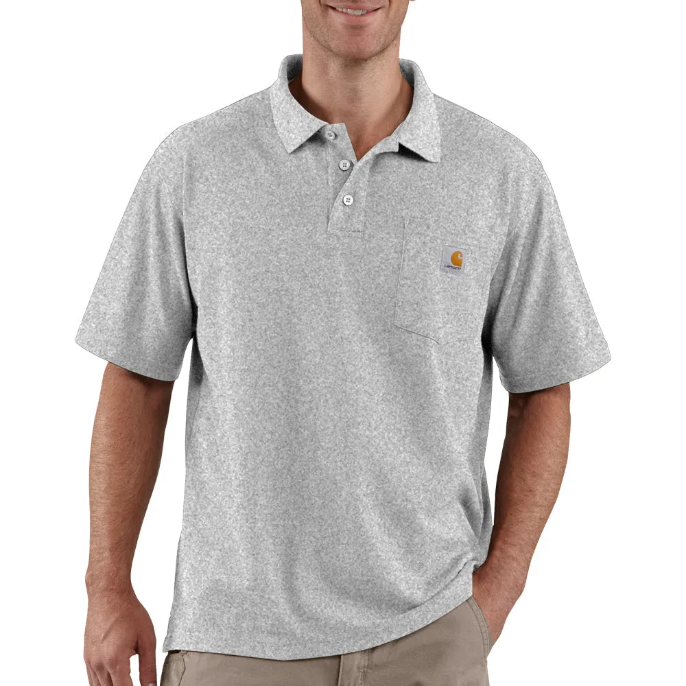 Carhartt Men's Loose Fit Short Sleeve Pocket Polo