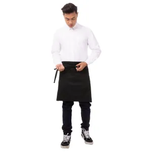 Chef Works Half Bistro Apron Black