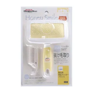 DoggyMan Honey Smile Slicker Brush Long-Haired Pets S