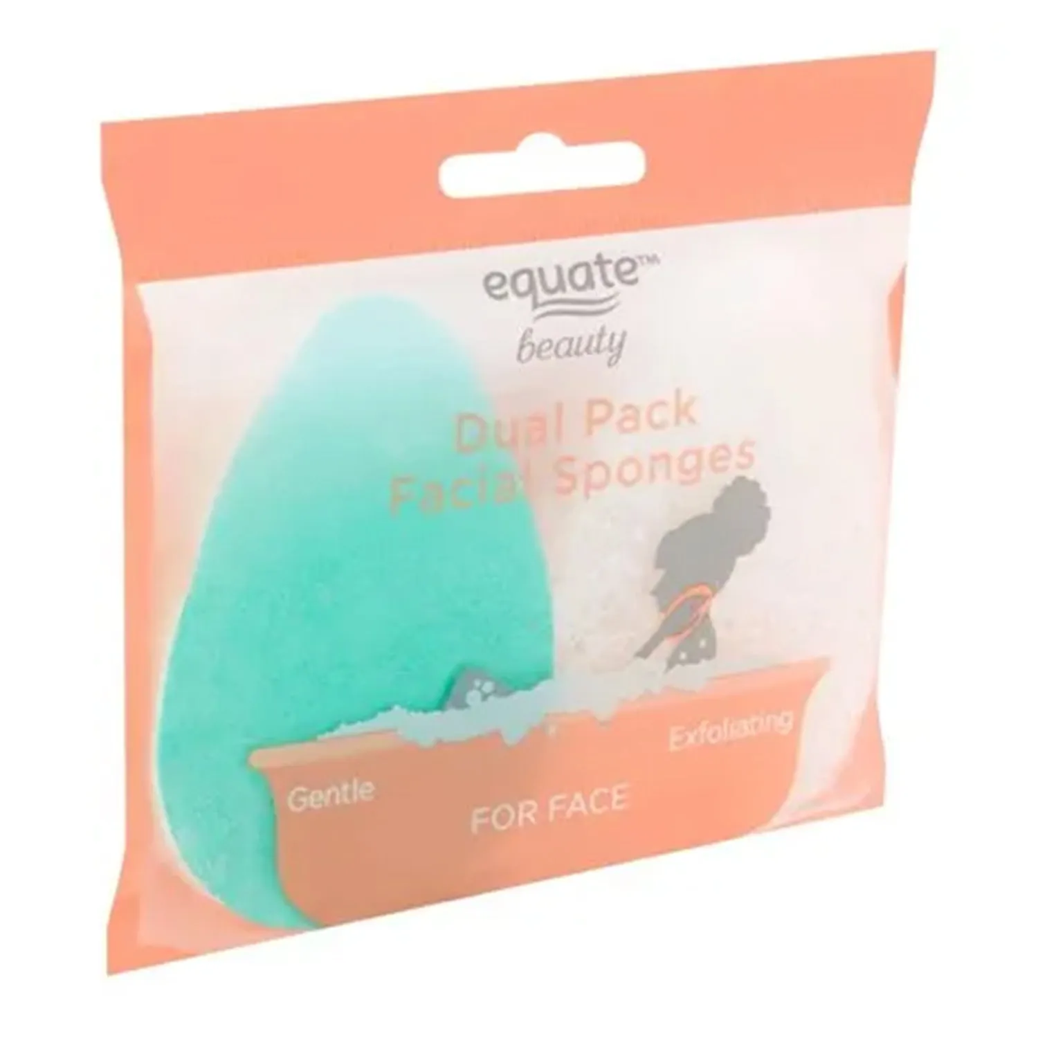 Equate Beauty Facial Sponges Dual Pack