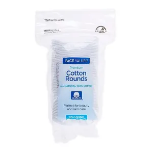 Face Values Premium Cotton Rounds 30ct