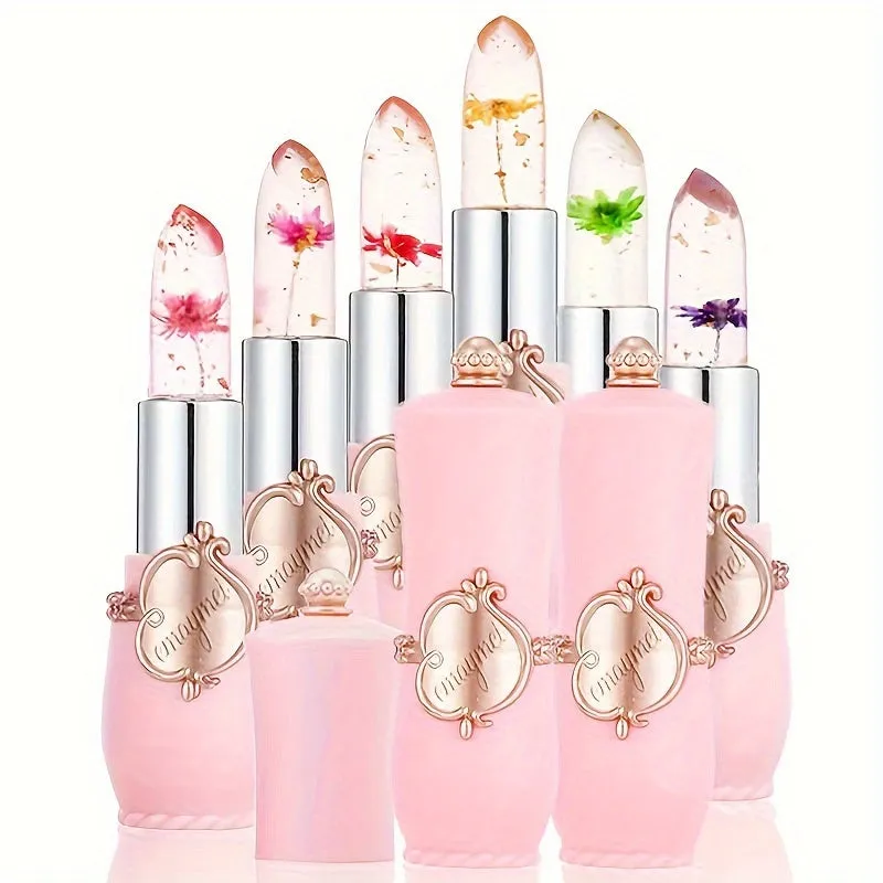 Flower Jelly Waterproof Lip Balm 1 Set