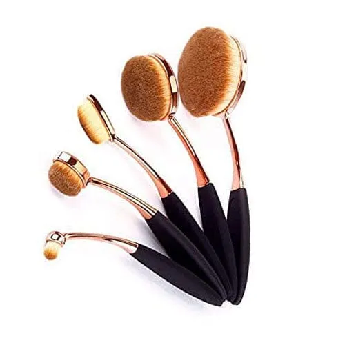 Foundation Contour Concealer Eyeliner Blending Brushes Tool - Pack Of 5