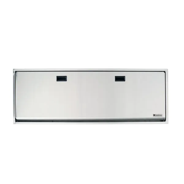 FOUNDATIONS® 100SSE-R Recessed-Mounted, Horizontal-Folding Full Stainless Steel Special Needs Changing Station