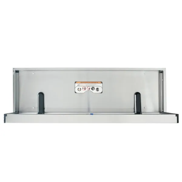 FOUNDATIONS® 100SSE-R Recessed-Mounted, Horizontal-Folding Full Stainless Steel Special Needs Changing Station