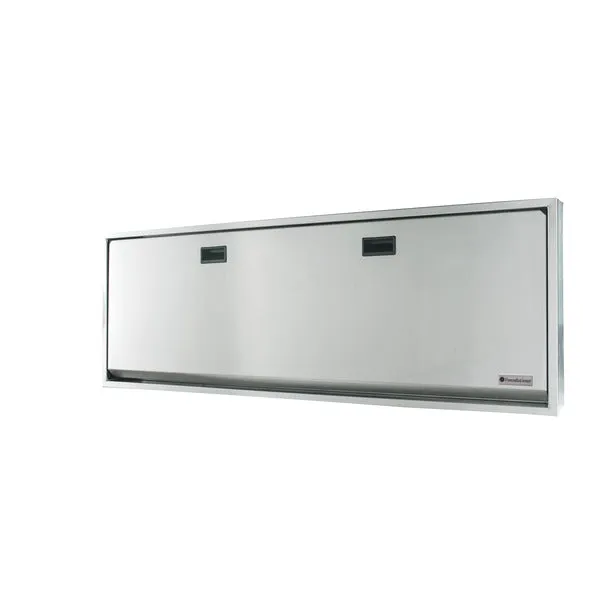 FOUNDATIONS® 100SSE-R Recessed-Mounted, Horizontal-Folding Full Stainless Steel Special Needs Changing Station