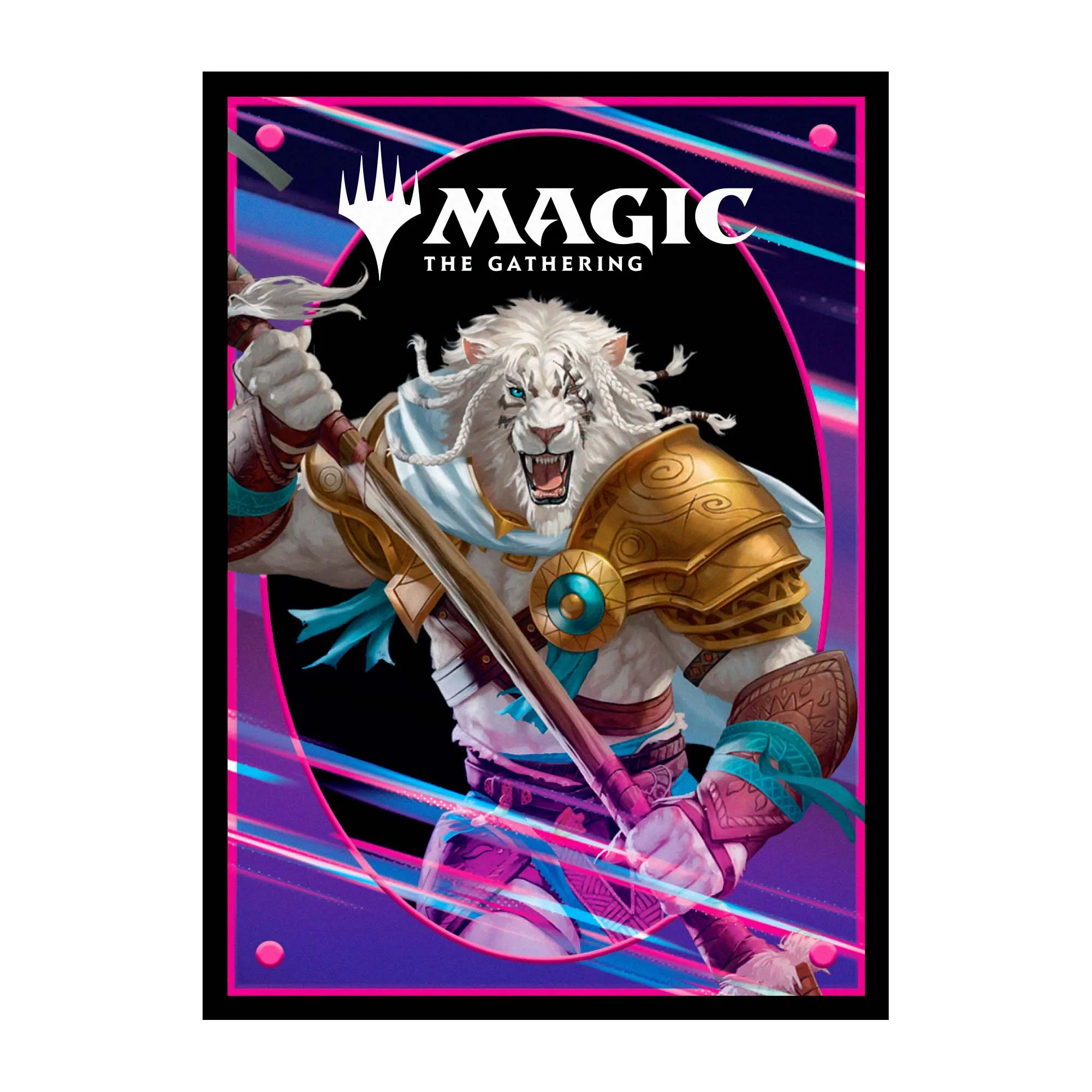 Foundations Ajani 100ct Deck Protector Sleeves Light for Magic: The Gathering