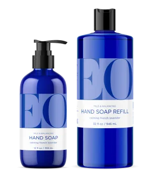 French Lavender Hand Soap & Refill Set