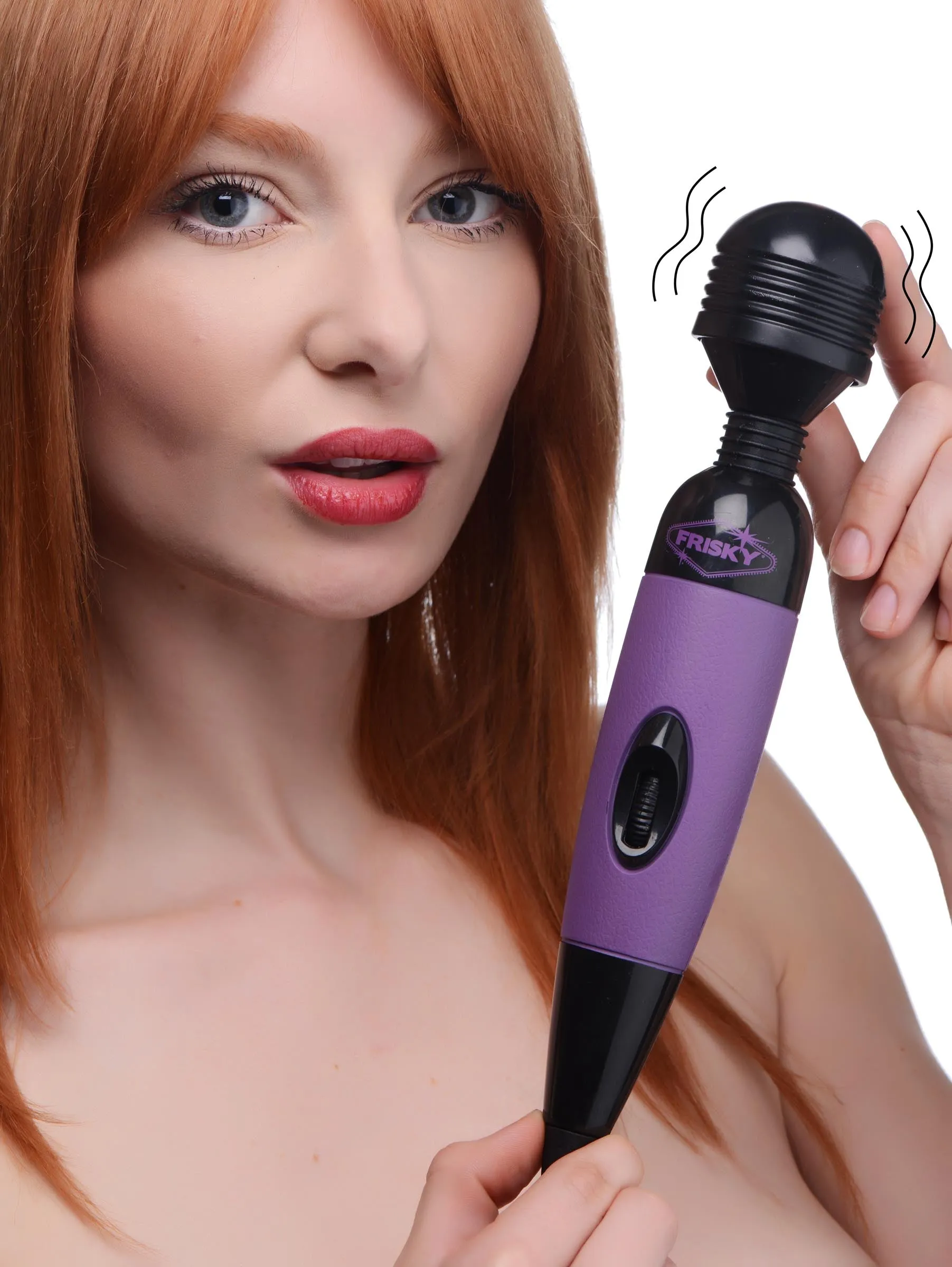 Frisky Playful Pleasure Wand Purple