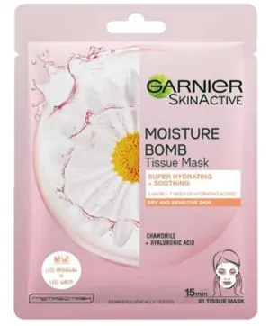 Garnier  Skin Active Moisture Bomb Soothing Tissue Mask