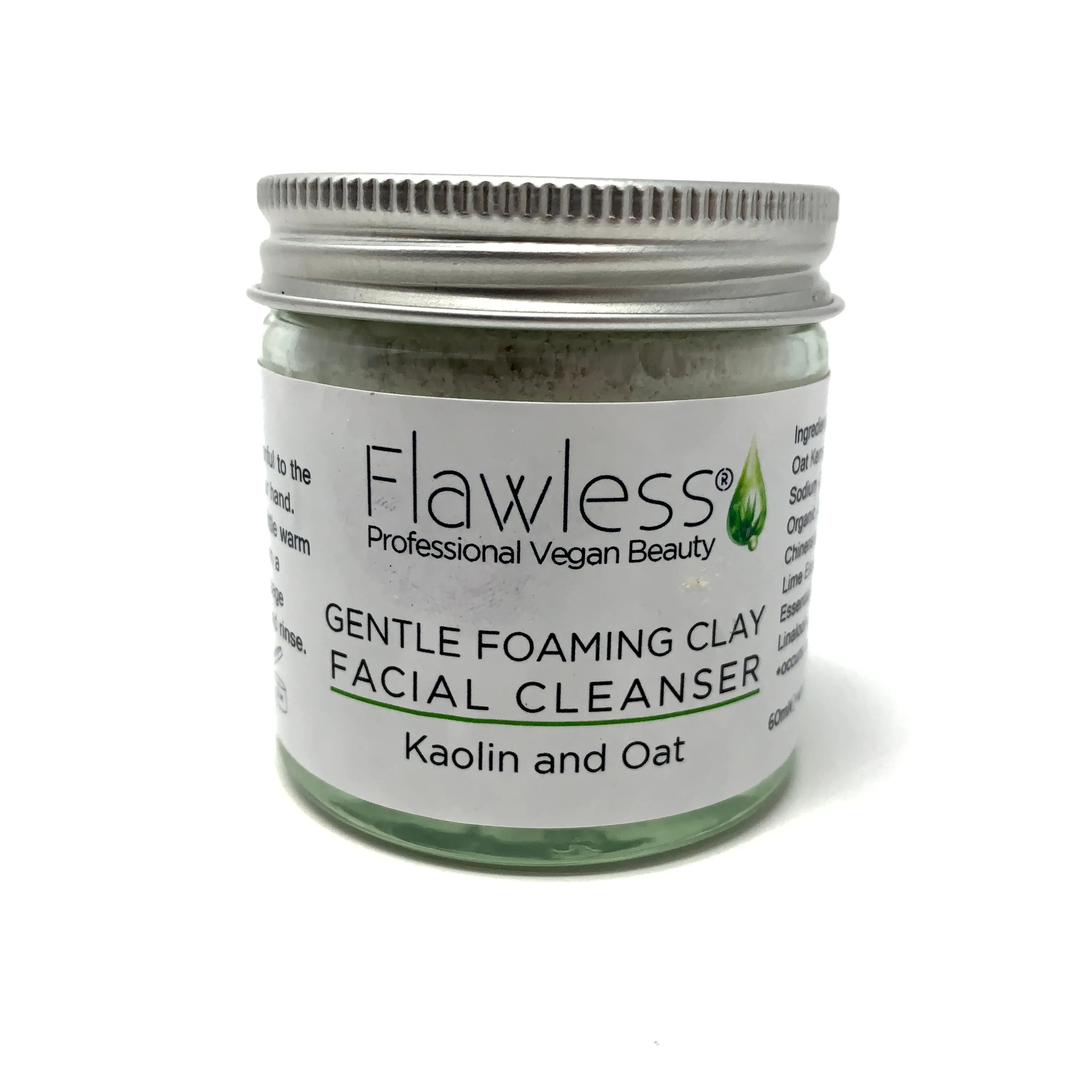 Gentle Foaming Clay, Facial Cleanser, Kaolin And Oats, Flawless