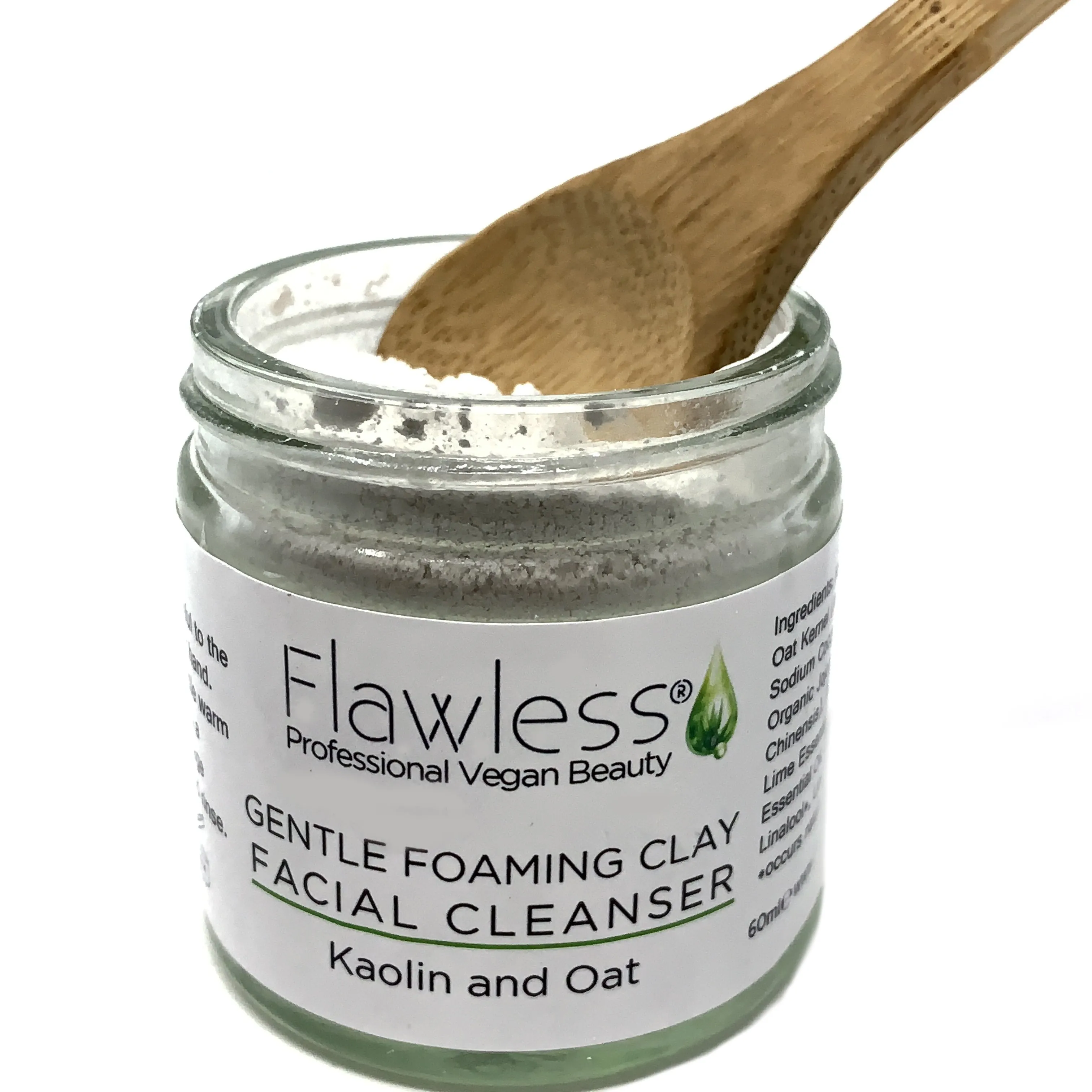 Gentle Foaming Clay, Facial Cleanser, Kaolin And Oats, Flawless