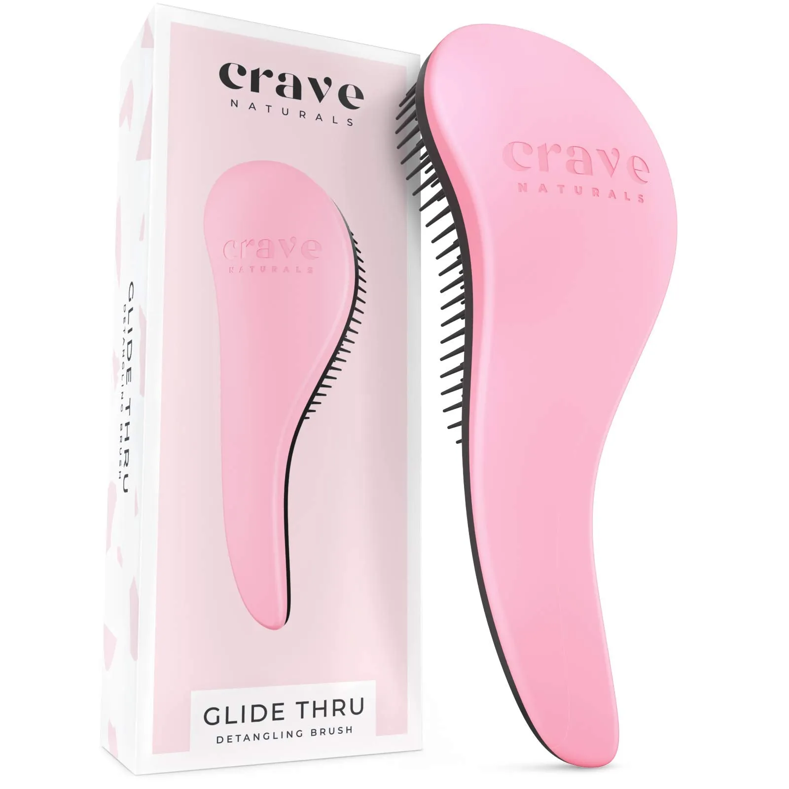 Glide Thru Detangling Brush, Biggie - Crave Brush, Crave Hair Brush