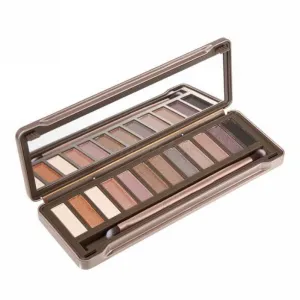 Hot Professional 12 Colors Eyeshadow Palette naked nk 2 Earth Tone Eye Shadow with Blusher Party Wedding Makeup