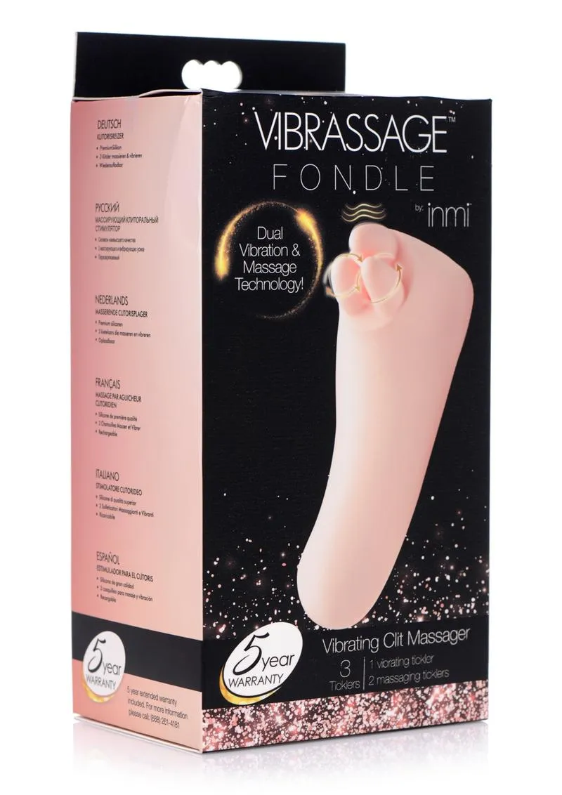 Inmi Vibrassage Fondle Silicone Vibrating Clit