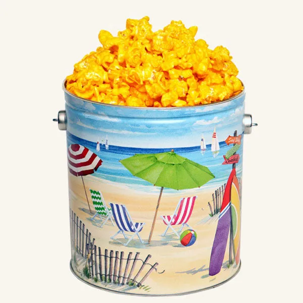 Johnson's Popcorn 1 Gallon Fun in the Sun Tin