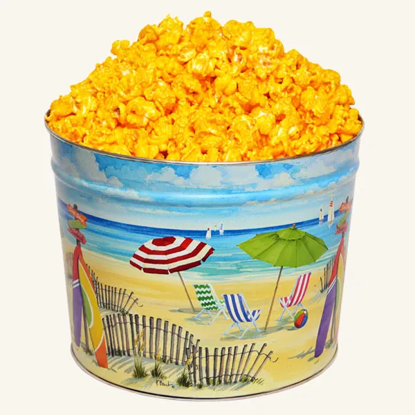 Johnson's Popcorn 2 Gallon Fun in the Sun Tin