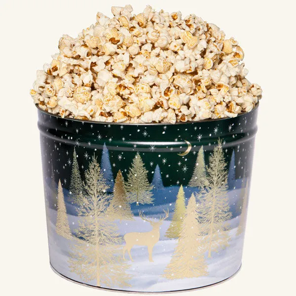 Johnson's Popcorn 2 Gallon Gilded Forest Tin