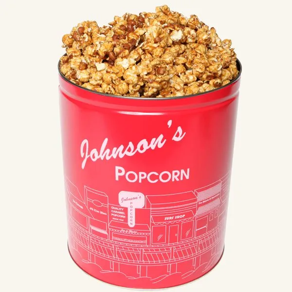 Johnson's Popcorn 3.5 Gallon Tin