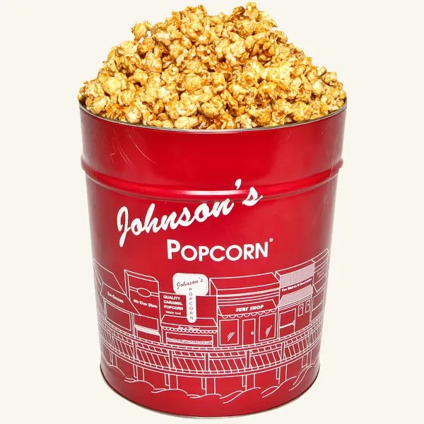 Johnson's Popcorn 3.5 Gallon Tin