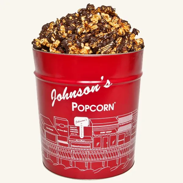 Johnson's Popcorn 3.5 Gallon Tin