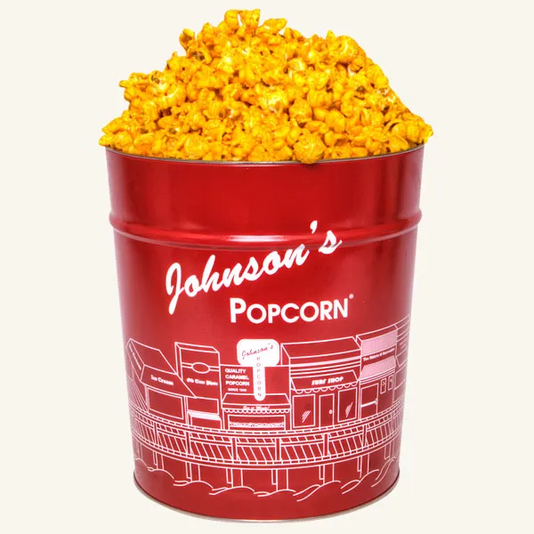 Johnson's Popcorn 3.5 Gallon Tin