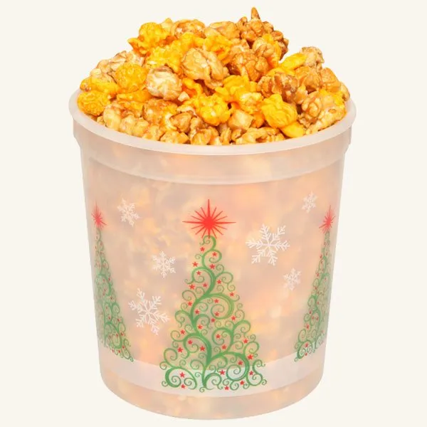 Johnson's Popcorn Small Merry Christmas Tub