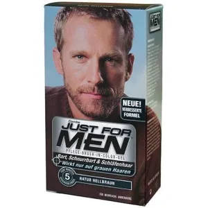 Just for men beard dye Brush in Color Gel light brown