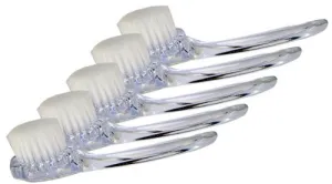 JUVITUS Exfoliating Face Brush with Cover for Daily Facial Cleansing (Pack of 5 Facial Brushes)