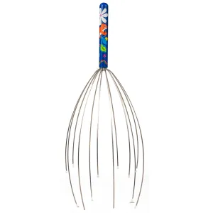 Kikkerland Nature Head Massager – Assorted Colors - Each Sold Separetely