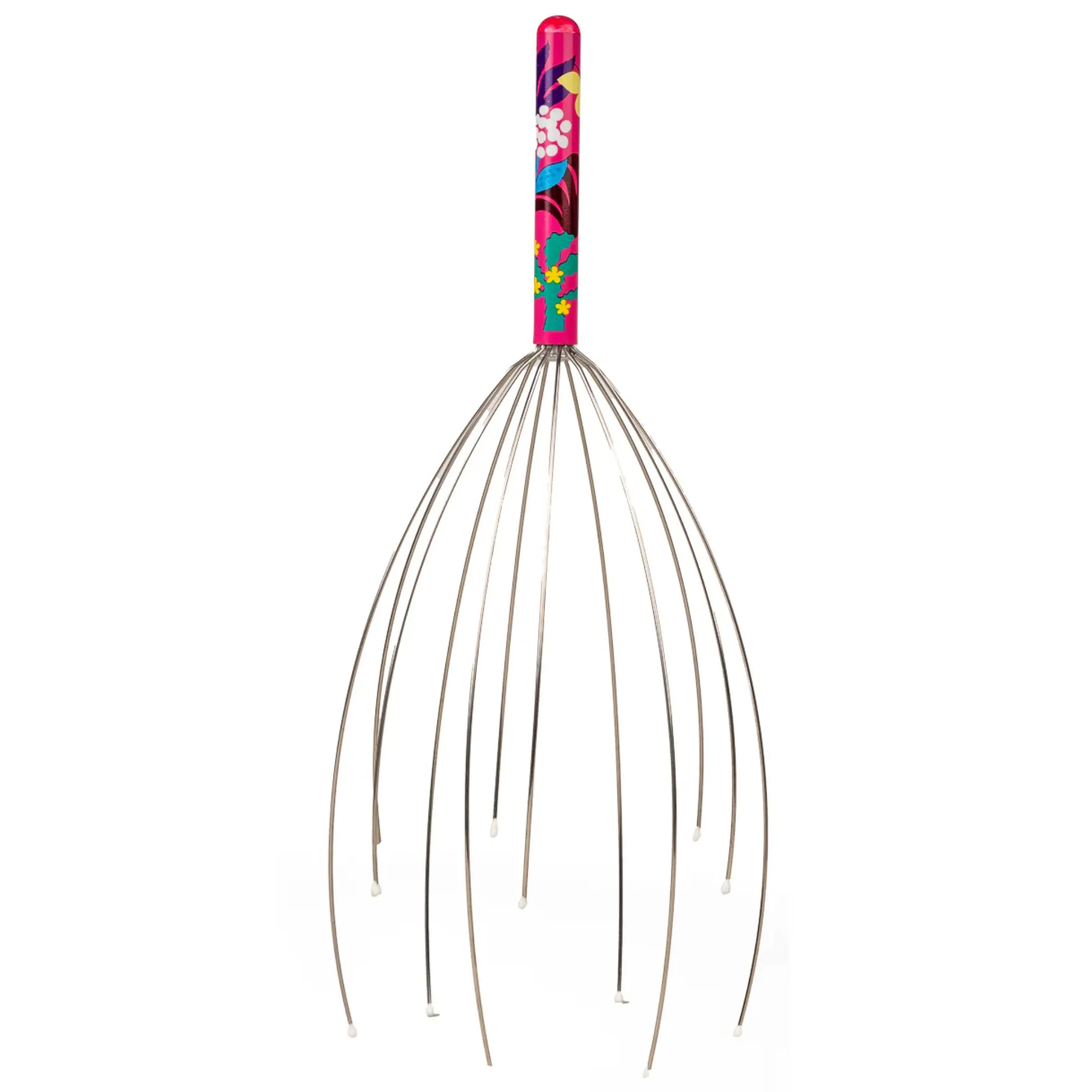 Kikkerland Nature Head Massager – Assorted Colors - Each Sold Separetely