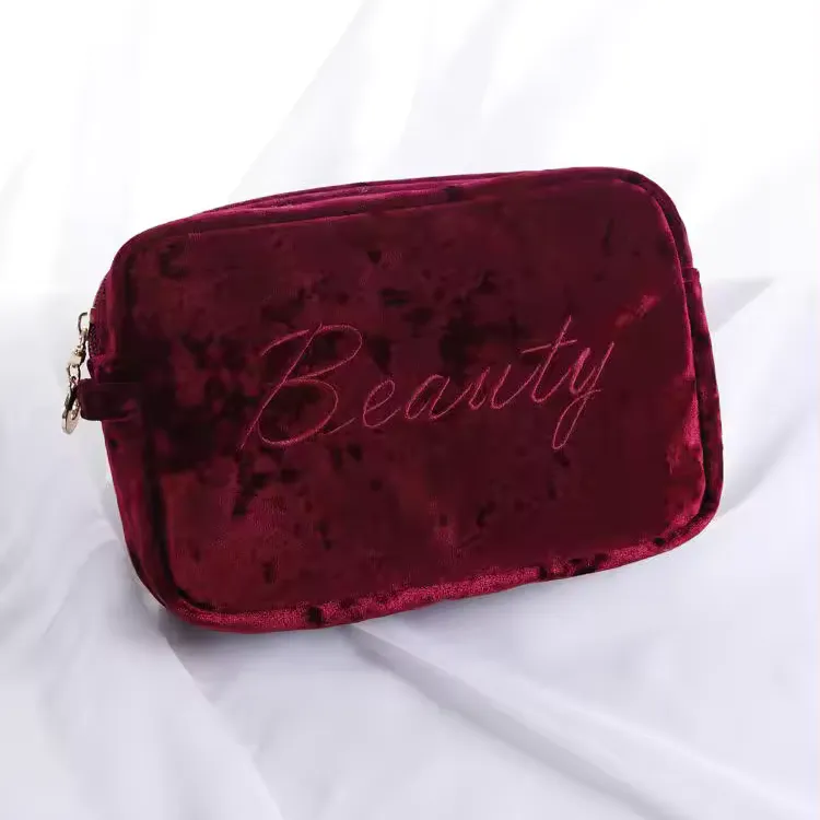 Luxury Velvet Makeup Bag