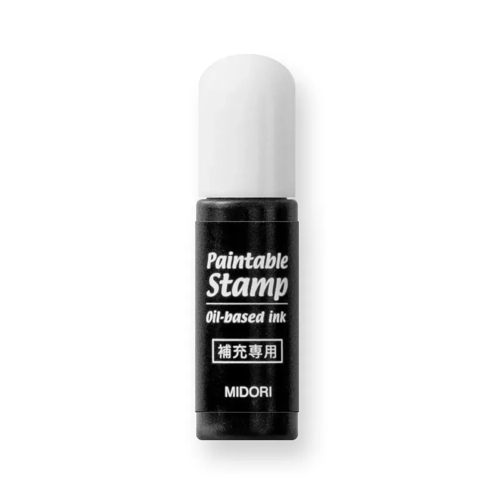 Midori Refill Ink Black for Paintable Stamp