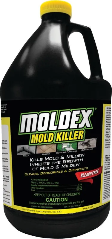 Moldex 5520 Mold and Mildew Killer, 1 gal, Liquid, Floral, Clear :EA: QUANTITY: 4