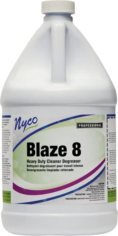 nyco NL220-G4 Cleaner and Degreaser, 128 oz, Liquid, Sassafras, Violet :EA: QUANTITY: 4